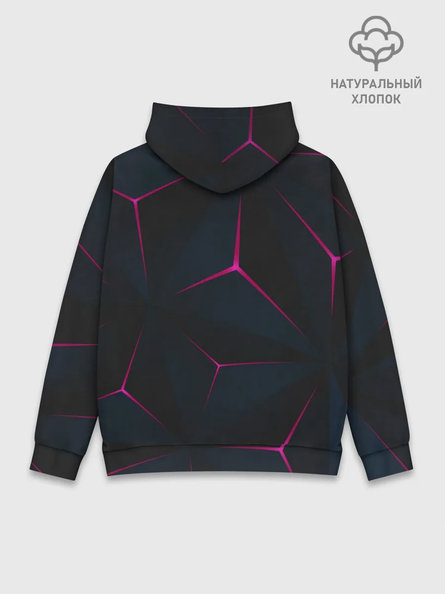 Худи мужской база хлопок / Абстракция Узор