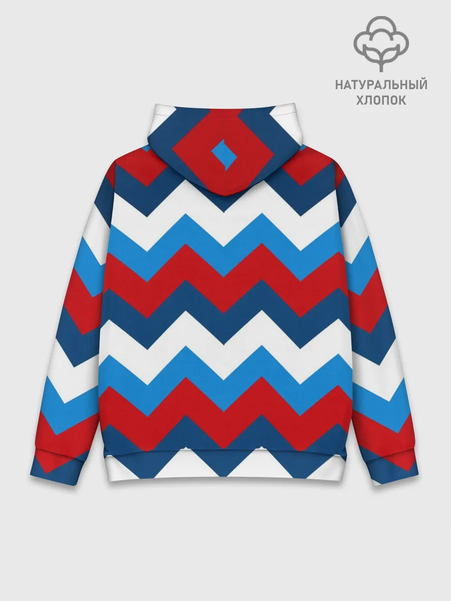 Худи мужской база хлопок / Зигзаг