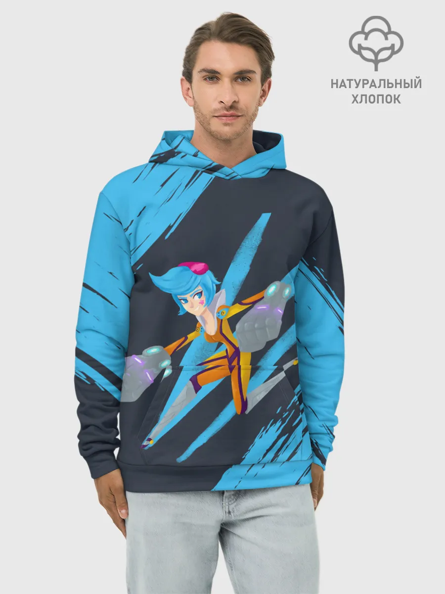 Худи мужской база хлопок / Art | LOL