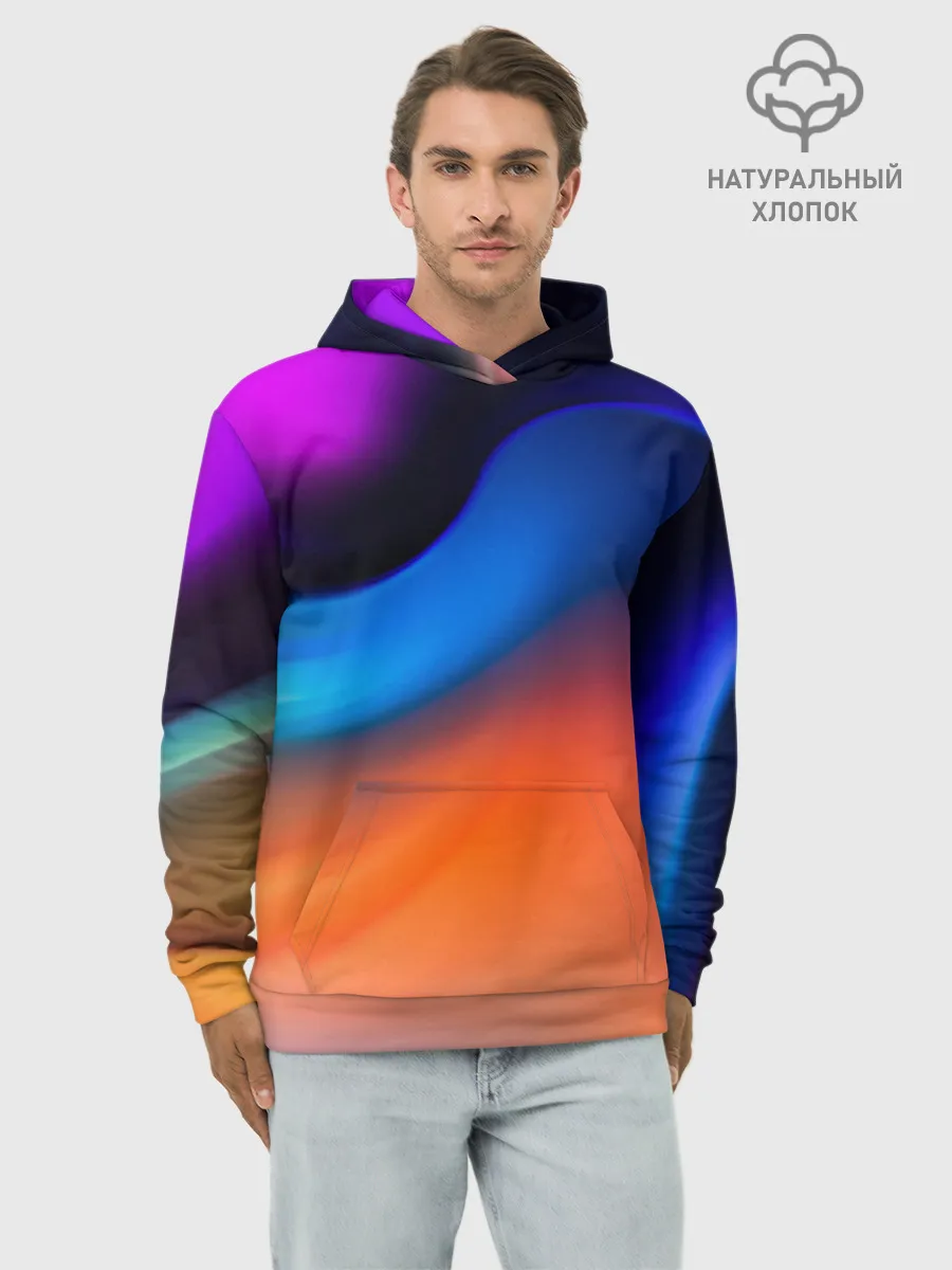 Худи мужской база хлопок / Цветной шум
