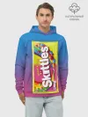 Худи мужской база хлопок / Skittles | Желтый