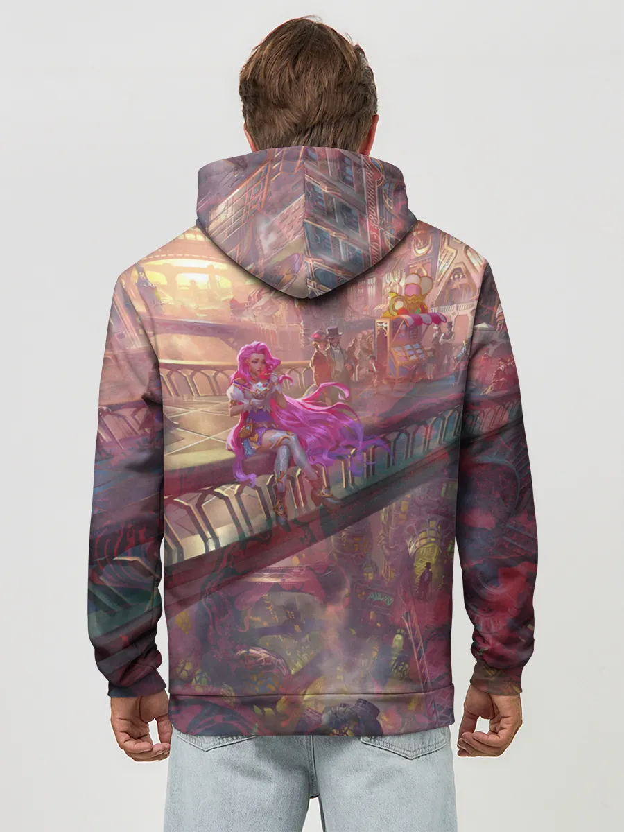 Худи мужской база хлопок / Красотка | LOL