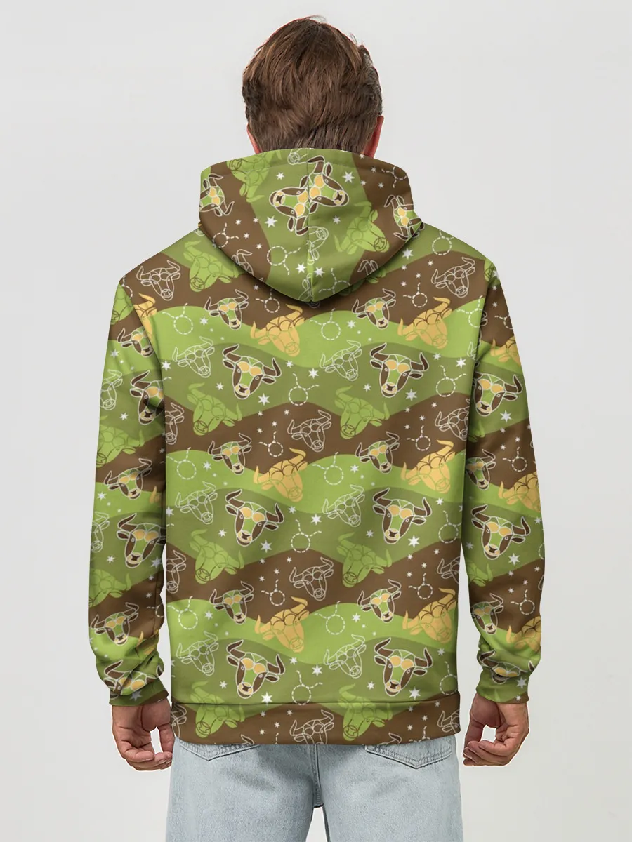 Худи мужской база хлопок / Телец