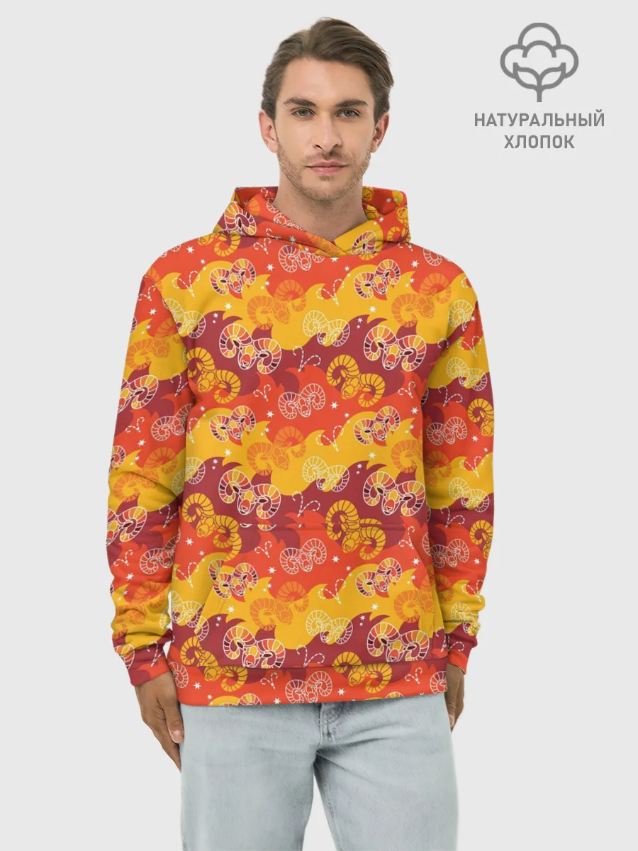 Худи мужской база хлопок / Овен