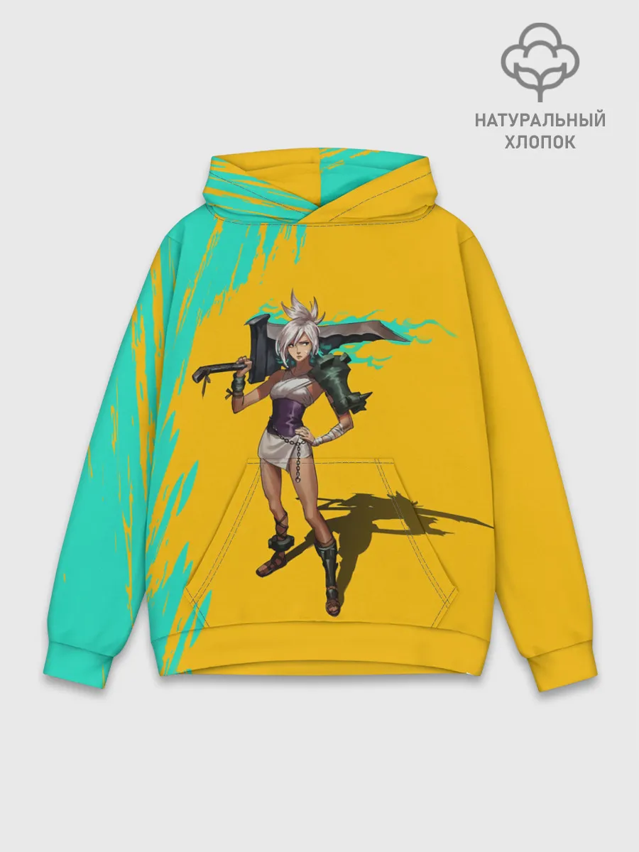 Худи мужской база хлопок / Ривен | LOL