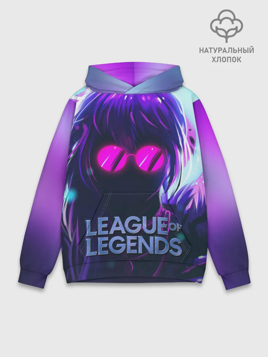 Худи мужской база хлопок / Evelynn | LOL