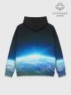Худи мужской база хлопок / Земля в иллюминаторе | ТЕКС
