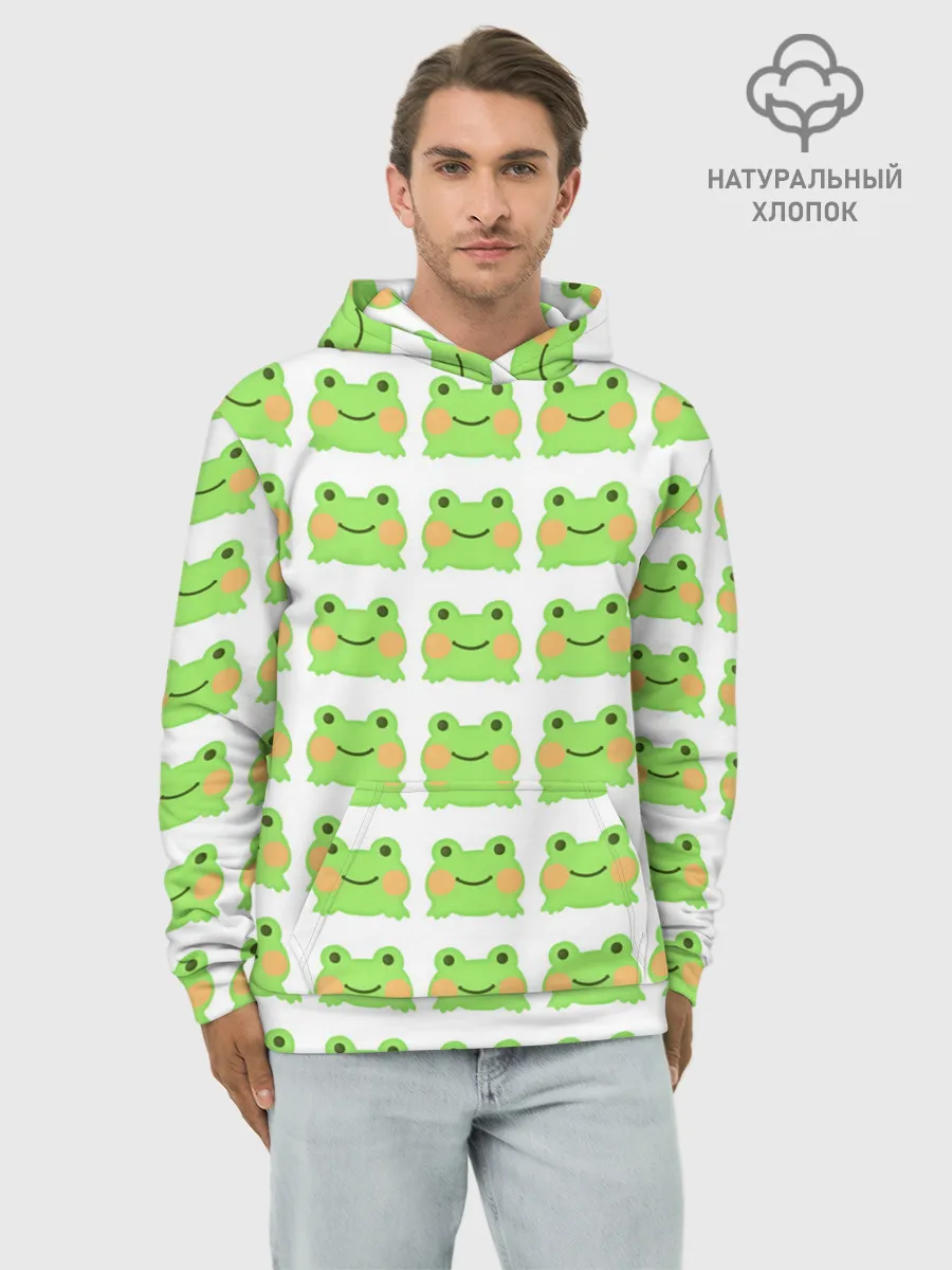 Худи мужской база хлопок / лягушка