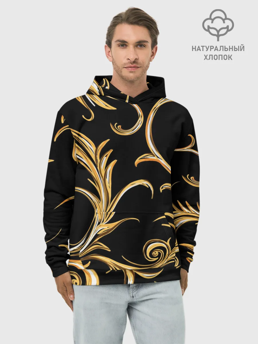 Худи мужской база хлопок / Лиана