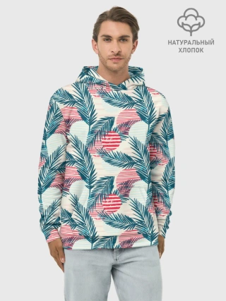 Худи мужской база хлопок / Ретро арт