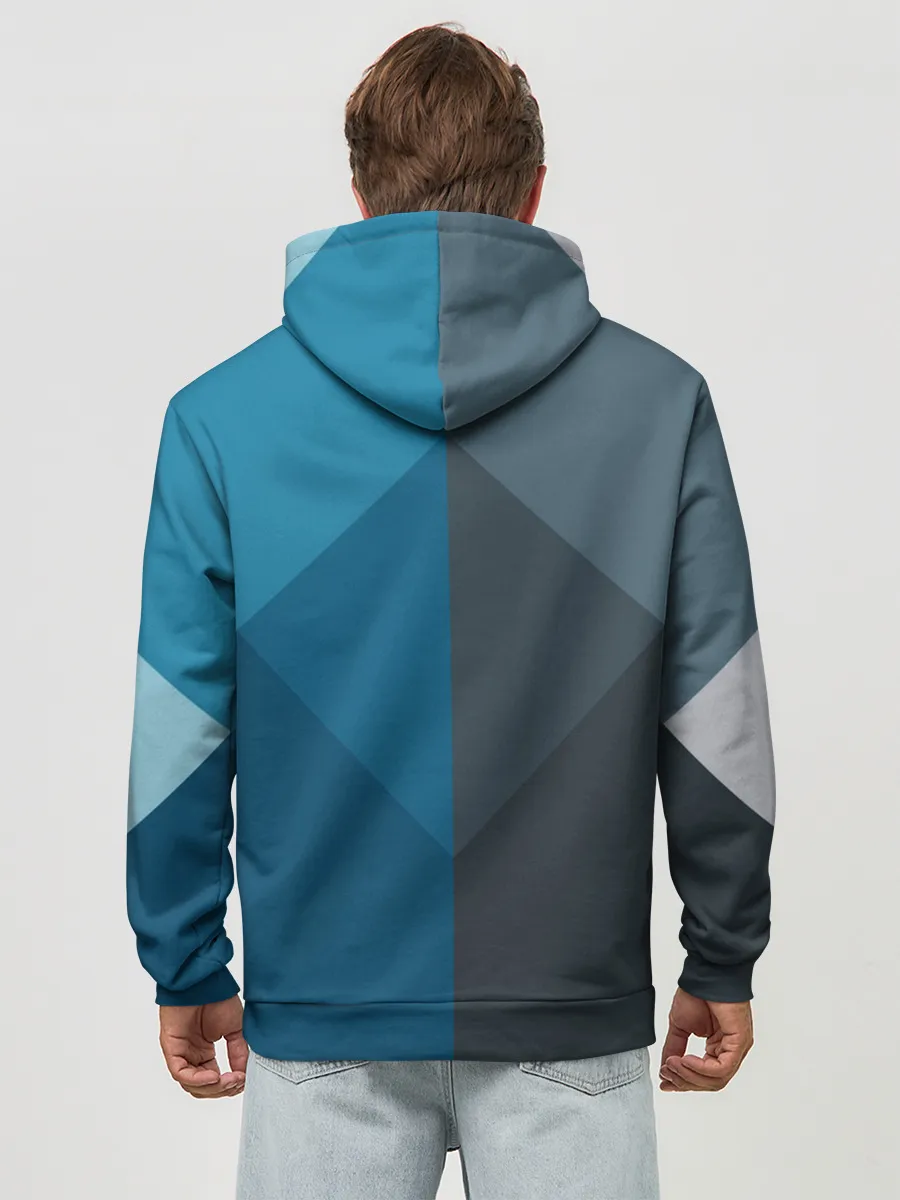 Худи мужской база хлопок / Геометрия