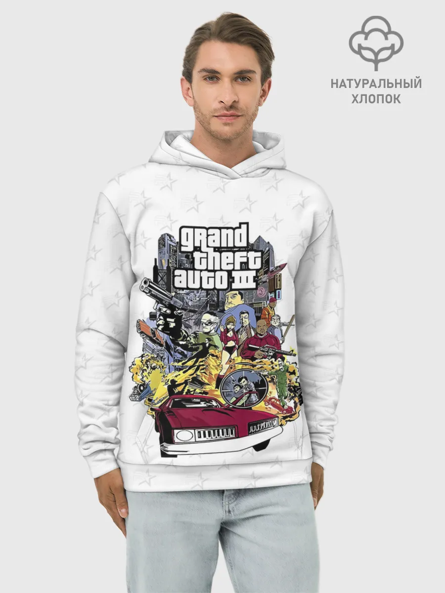 Худи мужской база хлопок / Grand Theft Auto iii