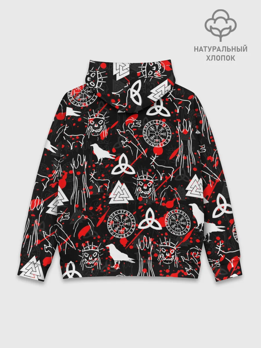 Худи мужской база хлопок / VALHEIM РУНЫ