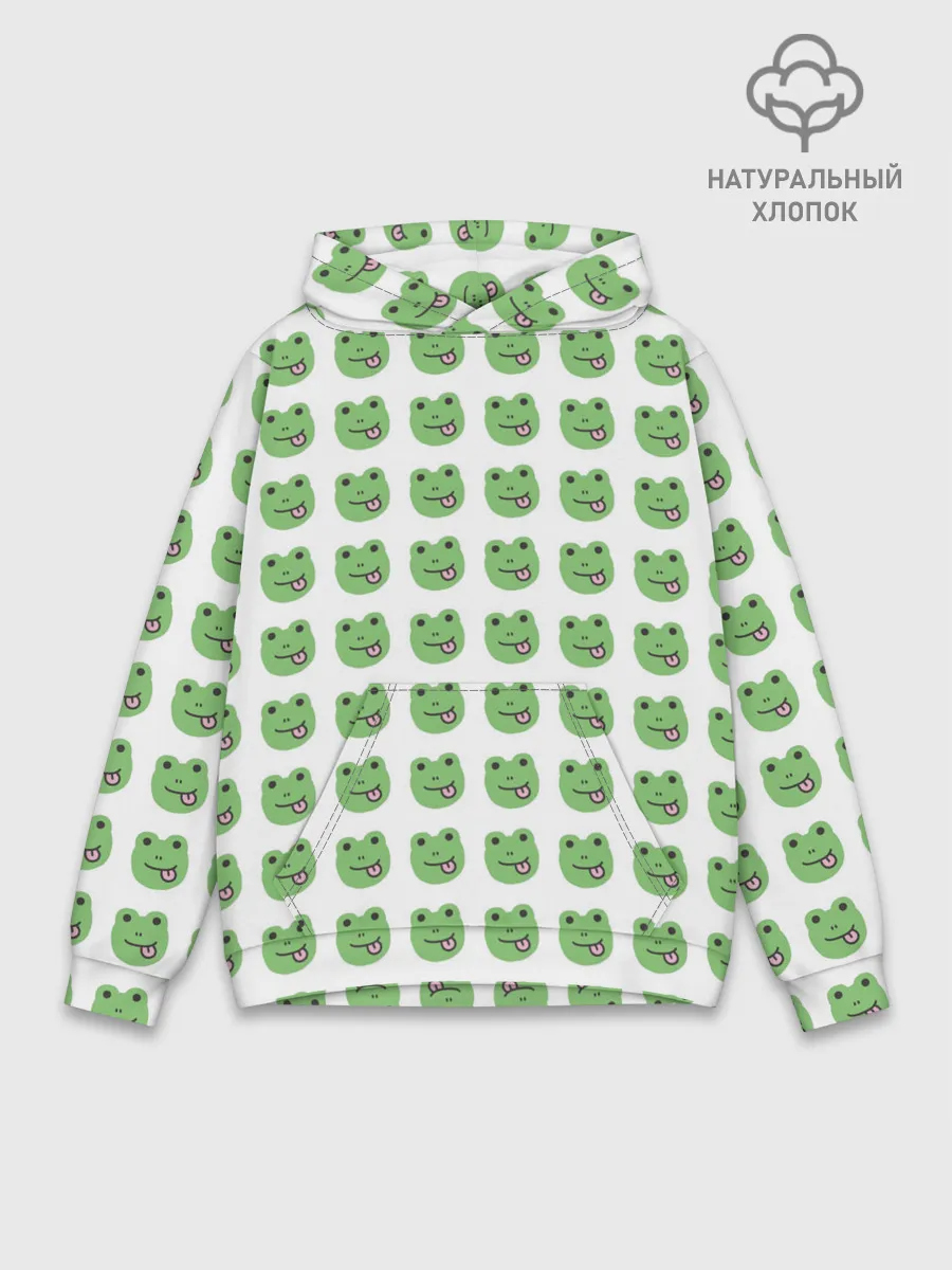 Худи мужской база хлопок / лягушки