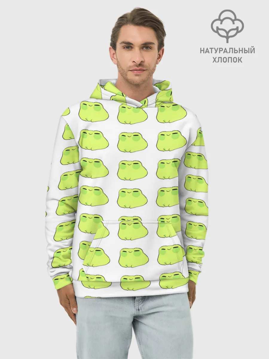Худи мужской база хлопок / лягушечки
