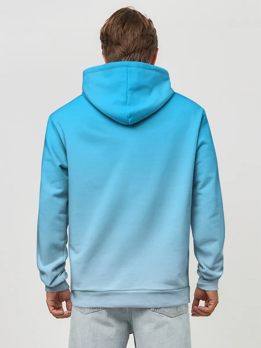 Худи мужской база хлопок / Ahegao Blue-eyed girl