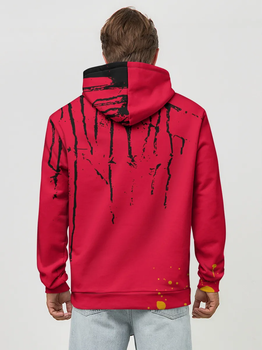 Худи мужской база хлопок / Токийский гуль рогатый