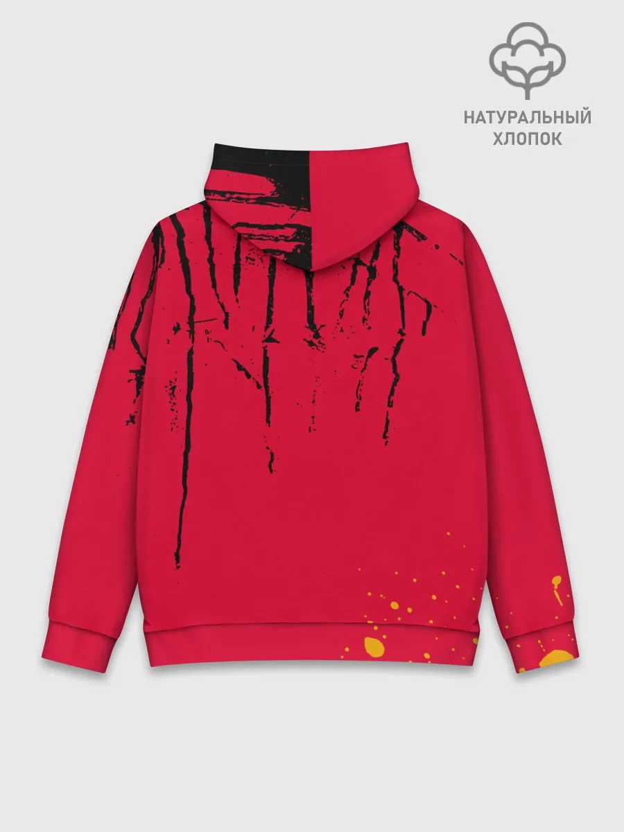 Худи мужской база хлопок / Токийский гуль рогатый