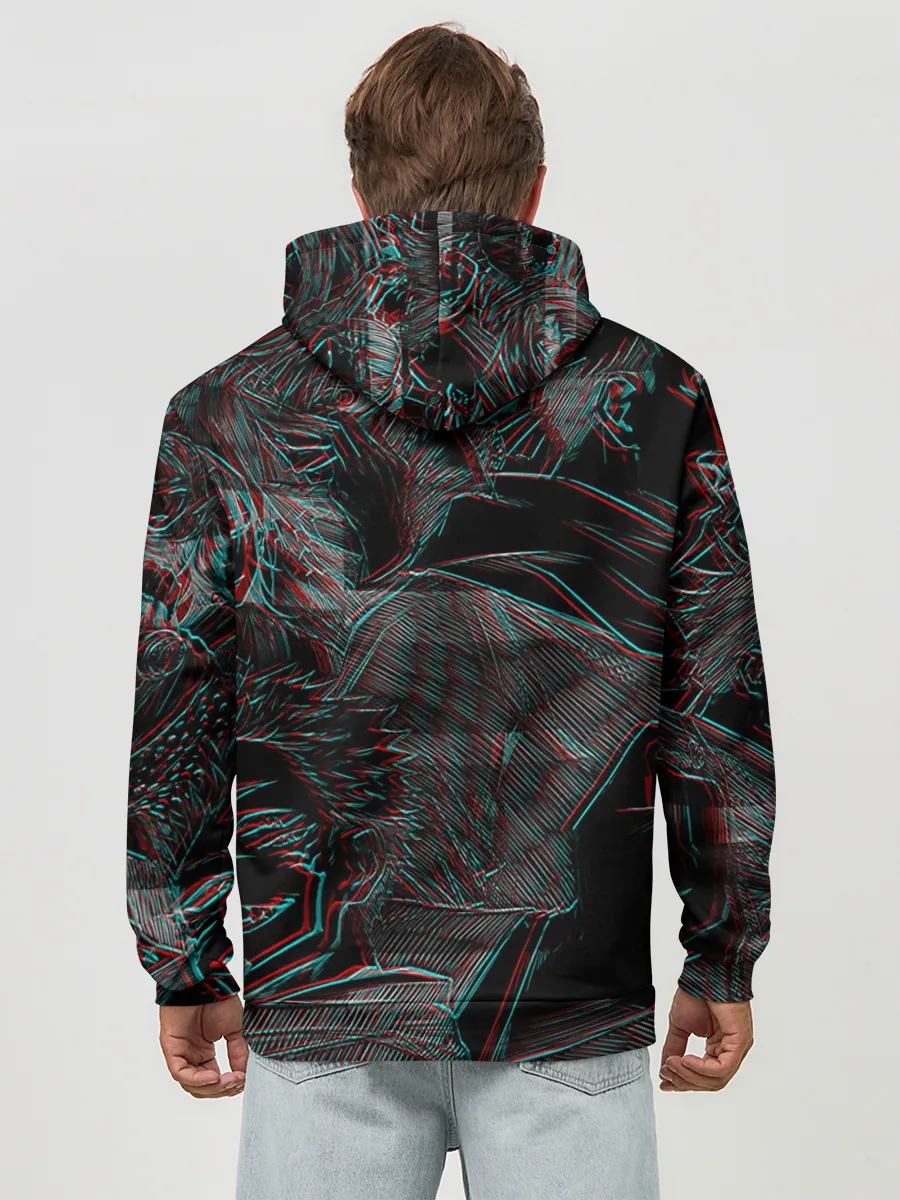 Худи мужской база хлопок / Jujutsu Kaisen | Glitch