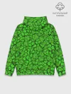 Худи мужской база хлопок / Зелёный клевер