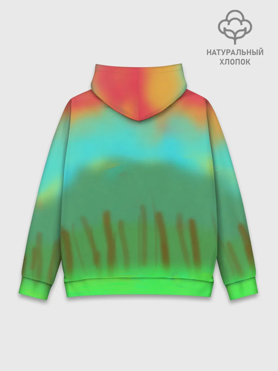 Худи мужской база хлопок / Make peace