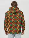 Худи мужской база хлопок / Узор коренных индейцев америки