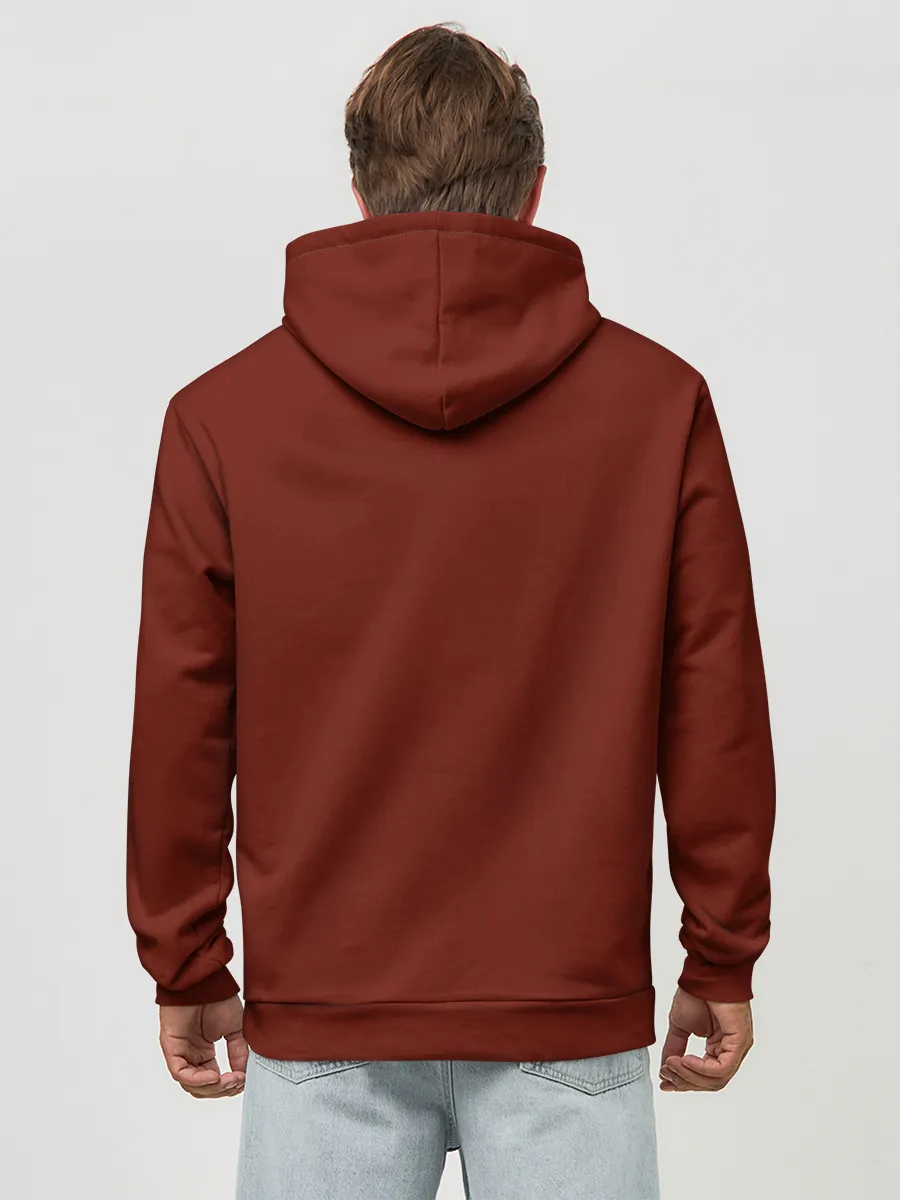 Худи мужской база хлопок / Русский медведь капитан