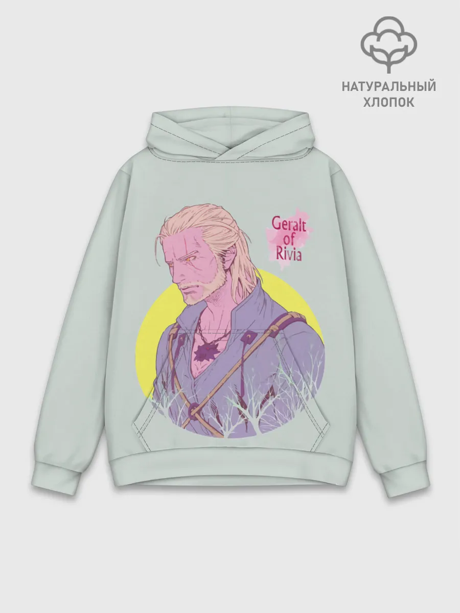 Худи мужской база хлопок / Geralt of Rivia | Ведьмак