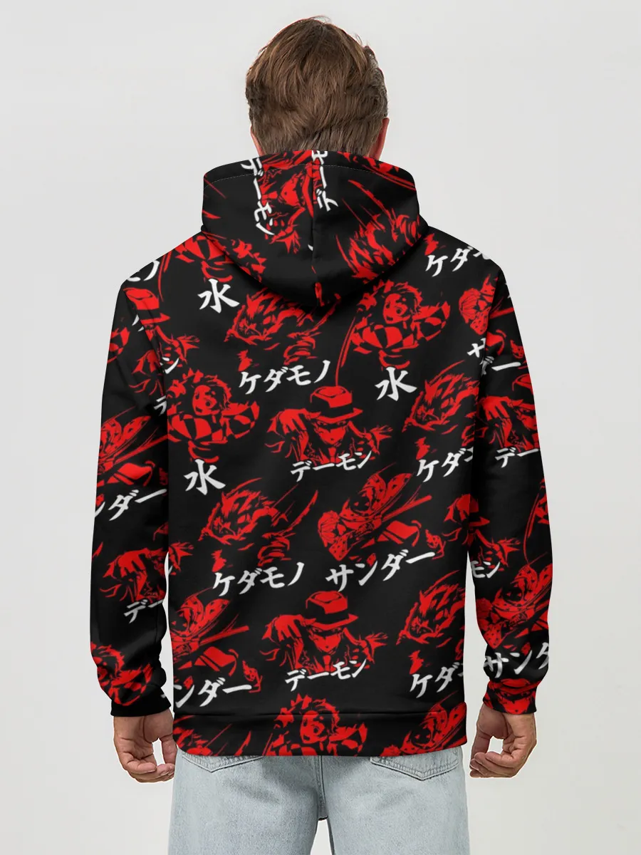 Худи мужской база хлопок / КЛИНОК, РАССЕКАЮЩИЙ ДЕМОНОВ