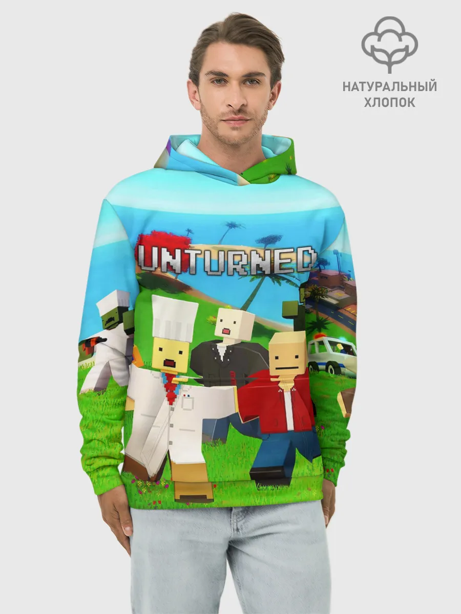 Худи мужской база хлопок / UNTURNED