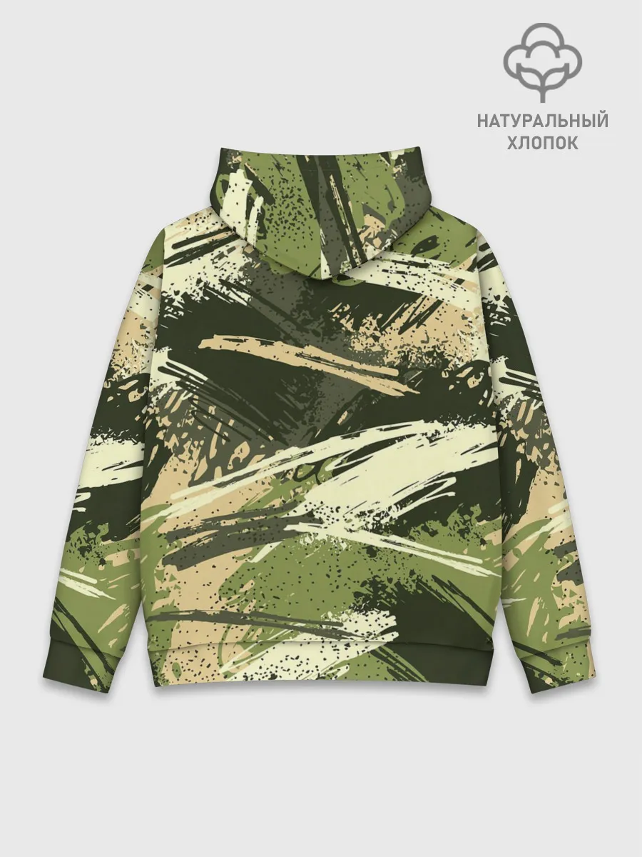 Худи мужской база хлопок / КАМУФЛЯЖ