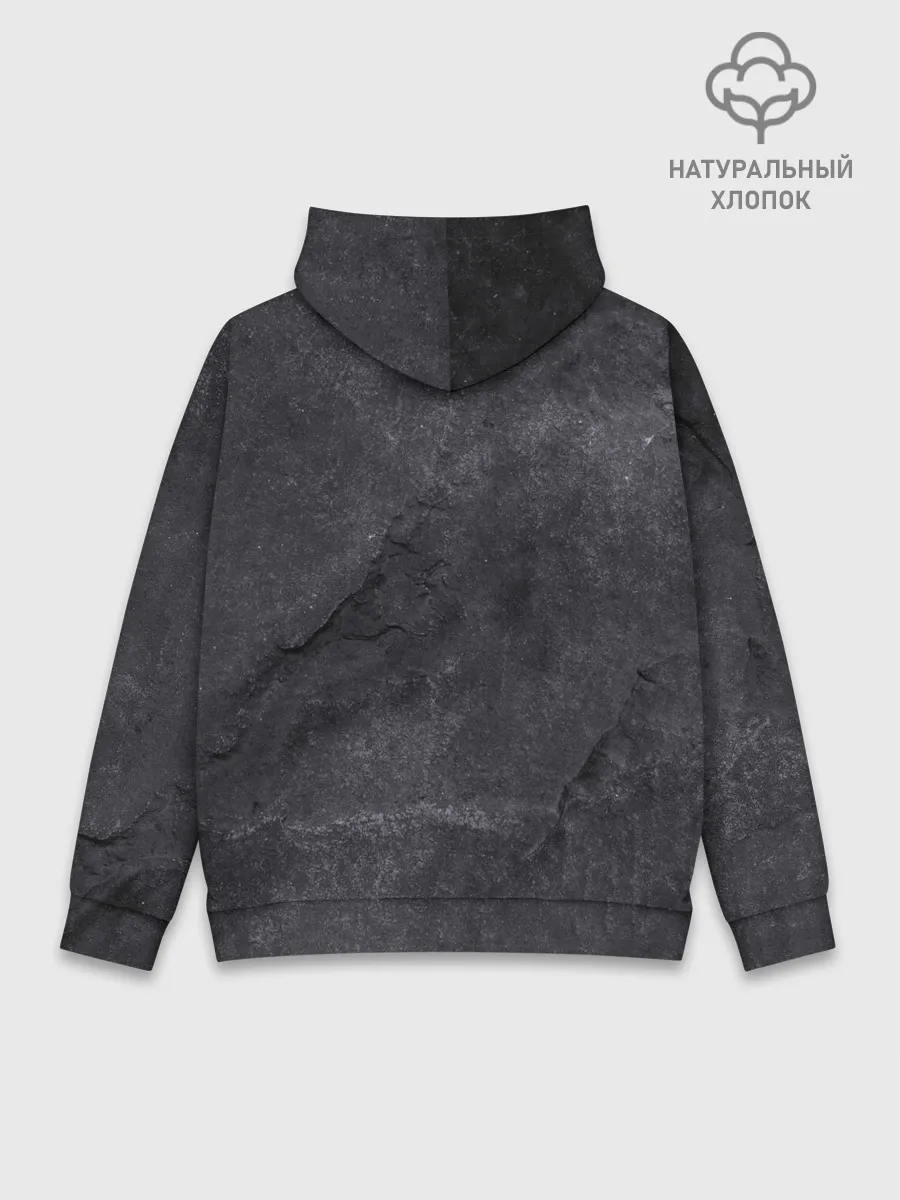 Худи мужской база хлопок / Печать Велеса