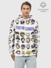 Худи мужской база хлопок / Токийский гуль пресонажи