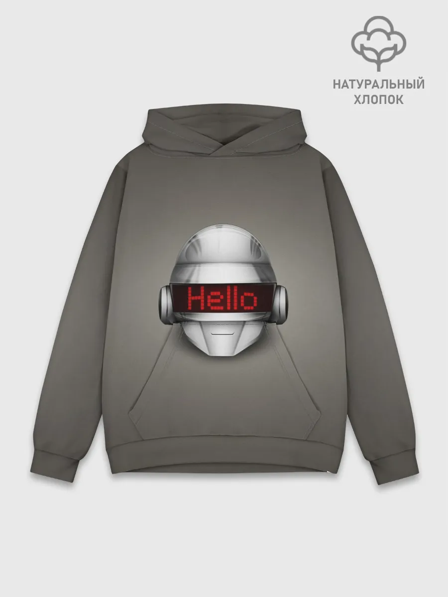 Худи мужской база хлопок / Daft Punk | Hello