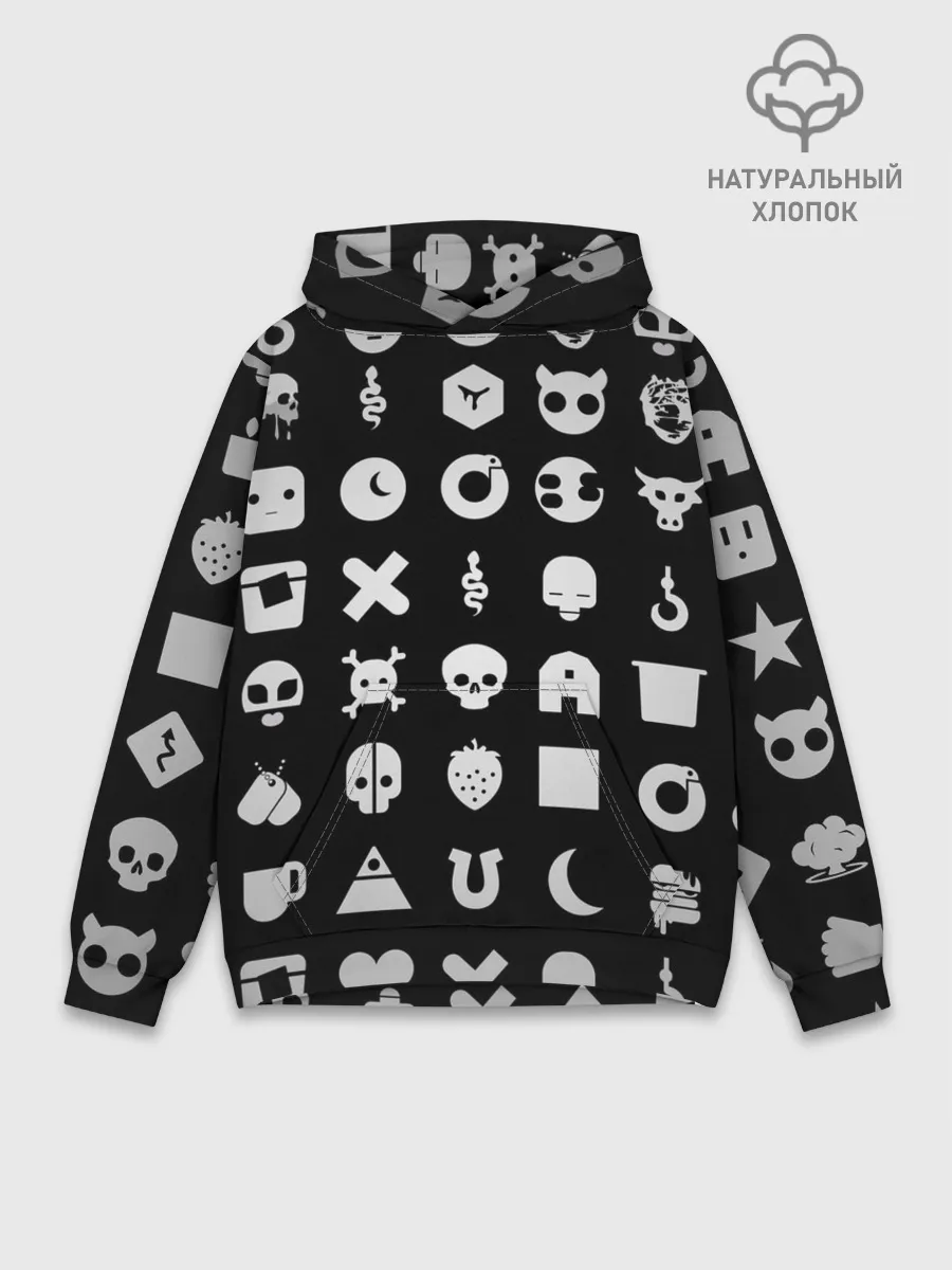 Худи мужской база хлопок / Любовь смерть и роботы