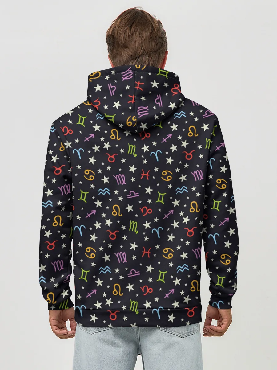 Худи мужской база хлопок / Знаки Зодиака