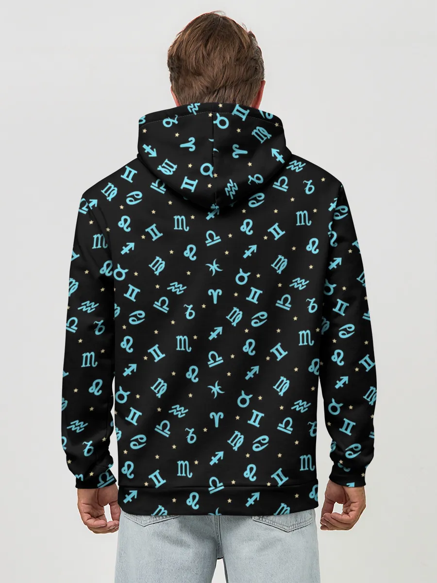Худи мужской база хлопок / Знаки Зодиака