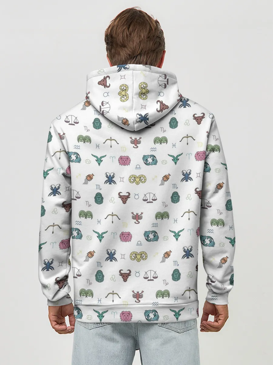 Худи мужской база хлопок / Знаки Зодиака