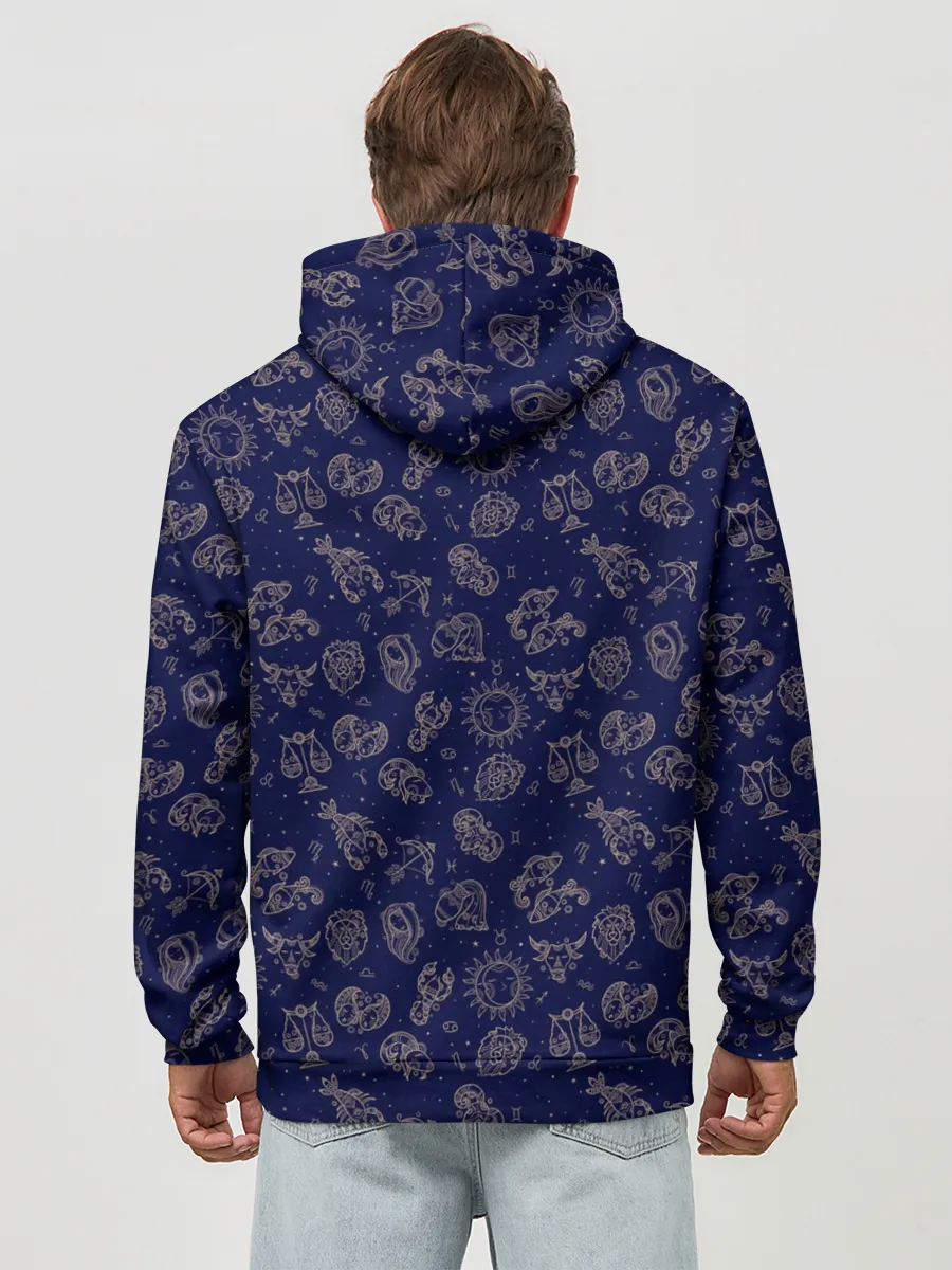 Худи мужской база хлопок / Знаки Зодиака