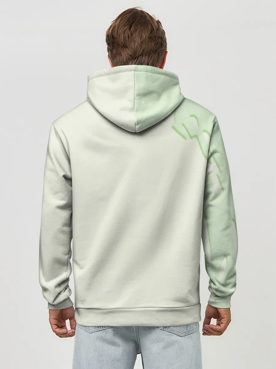 Худи мужской база хлопок / Школа волка