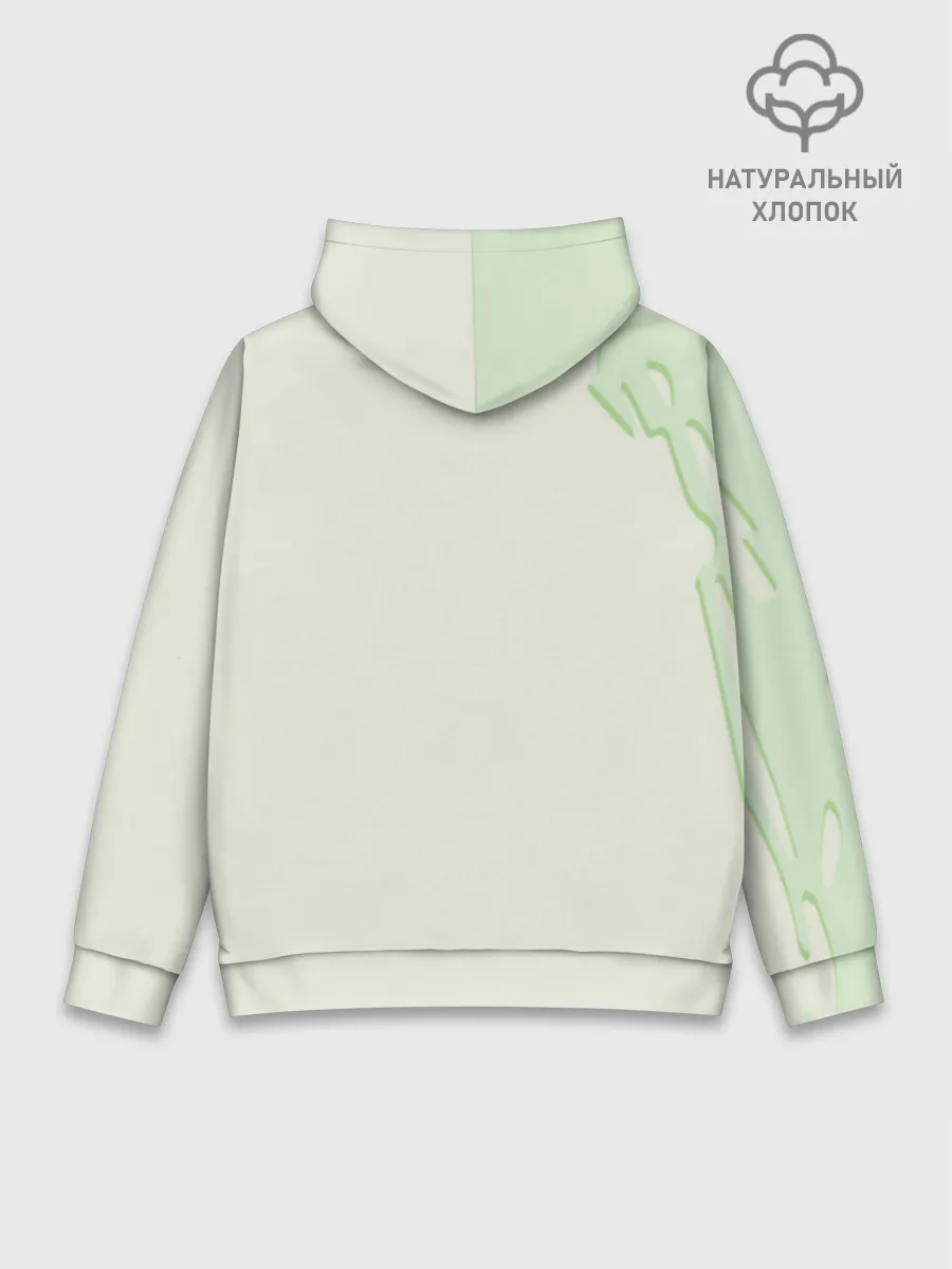 Худи мужской база хлопок / Школа волка