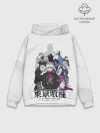 Худи мужской база хлопок / Канеки Кен и другие персонажи