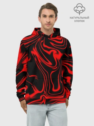Худи мужской база хлопок / Жидкий градиент