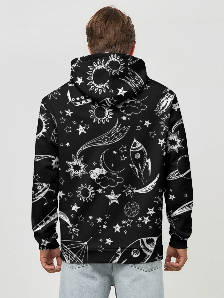 Худи мужской база хлопок / Саша | Просто Космос