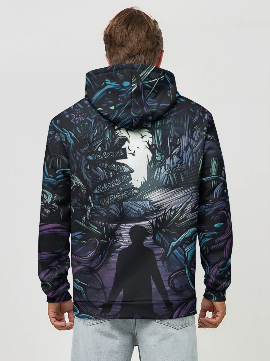 Худи мужской база хлопок / Мистический Лес