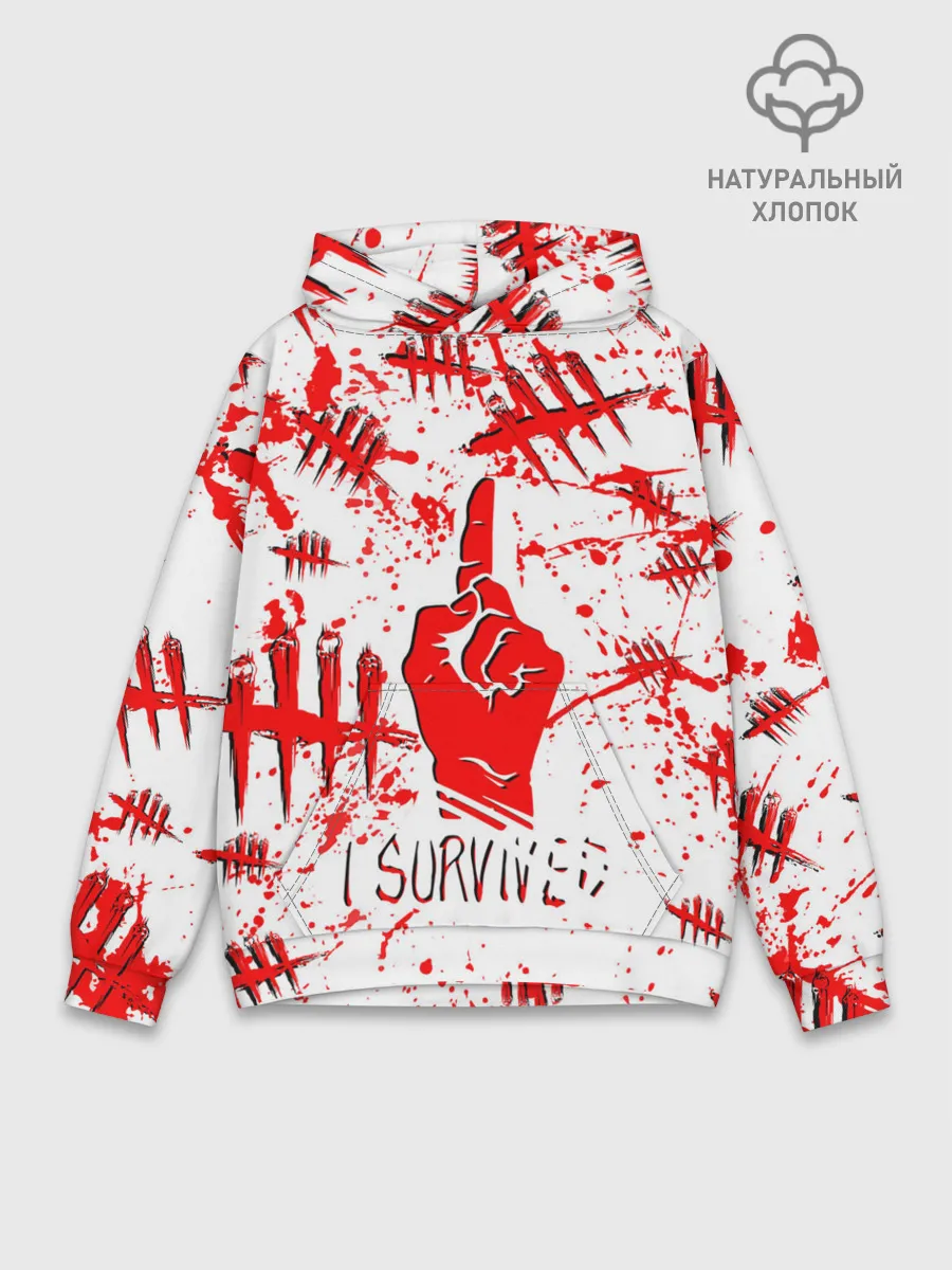 Худи мужской база хлопок / Dead by Daylight.