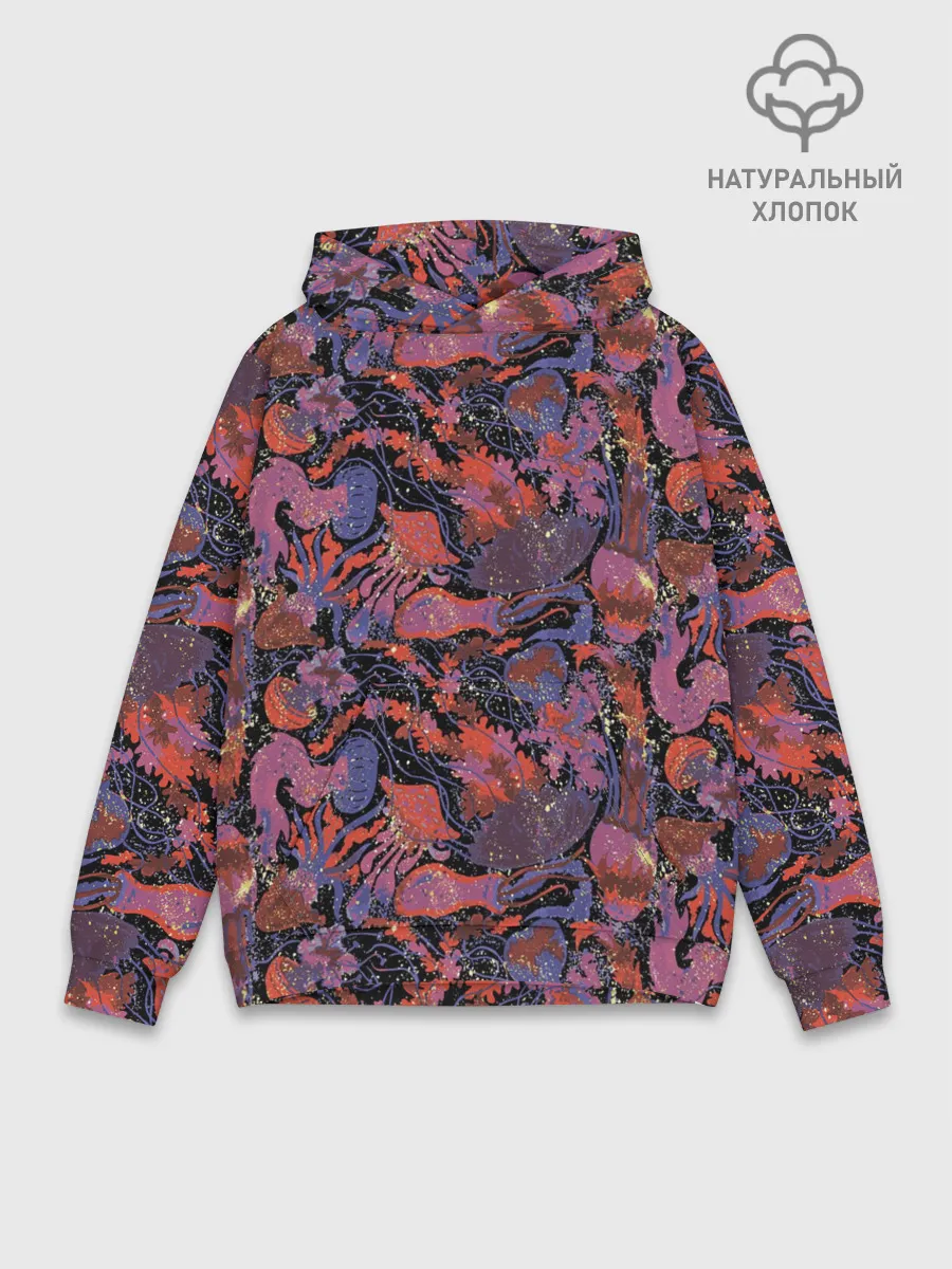 Худи мужской база хлопок / Медузы