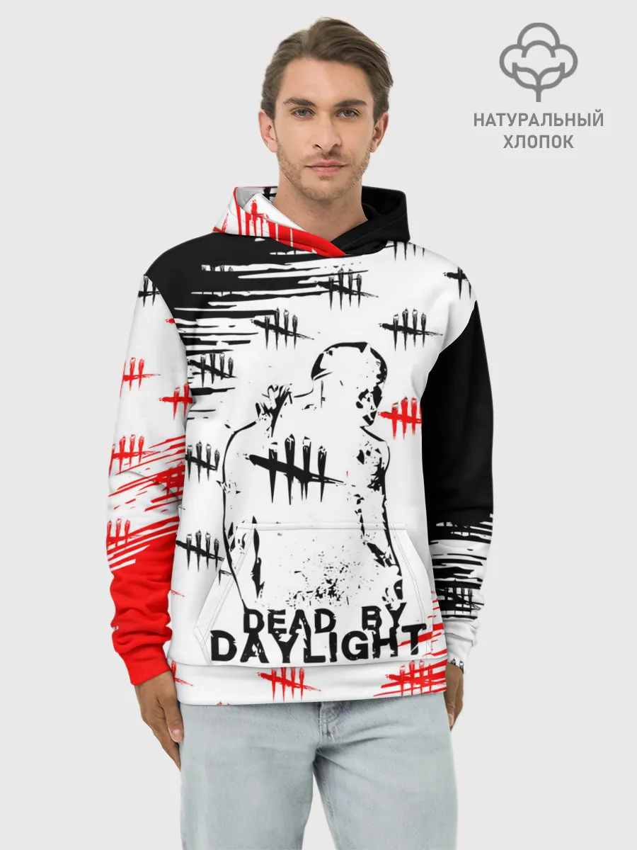 Худи мужской база хлопок / dead by daylight