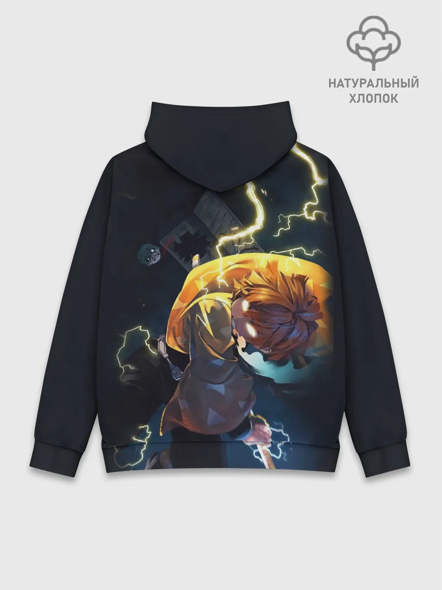 Худи мужской база хлопок / ЗЕНИЦУ АКАЦУМА | ZENITSU