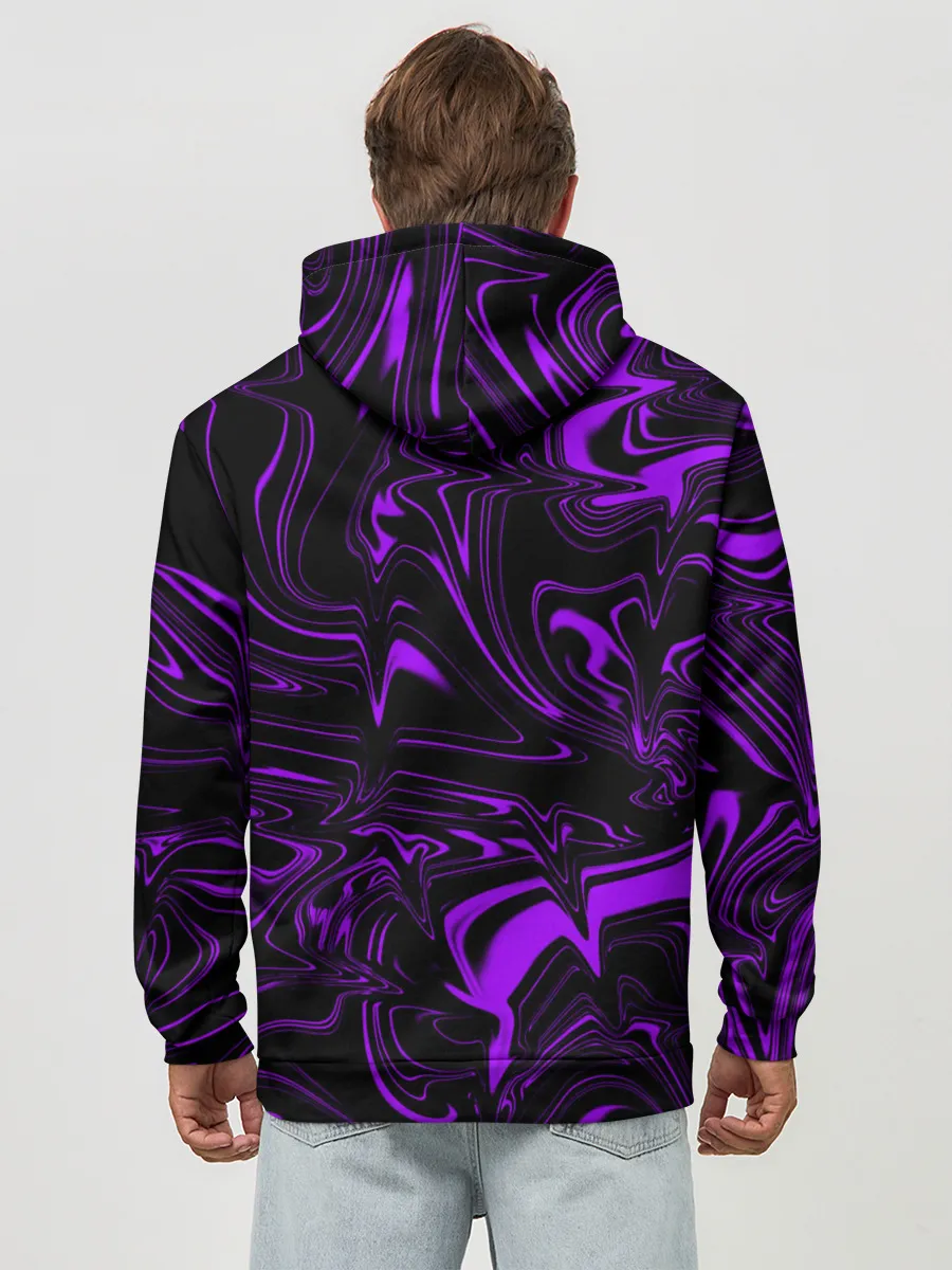 Худи мужской база хлопок / Жидкий градиент